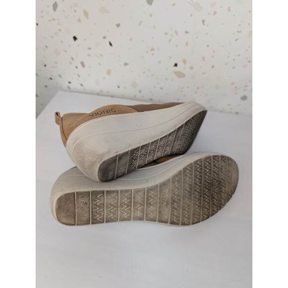 Vionic Jacey Women's Shoes Wedge Heel Camel Size 8 - Picture 8 of 8